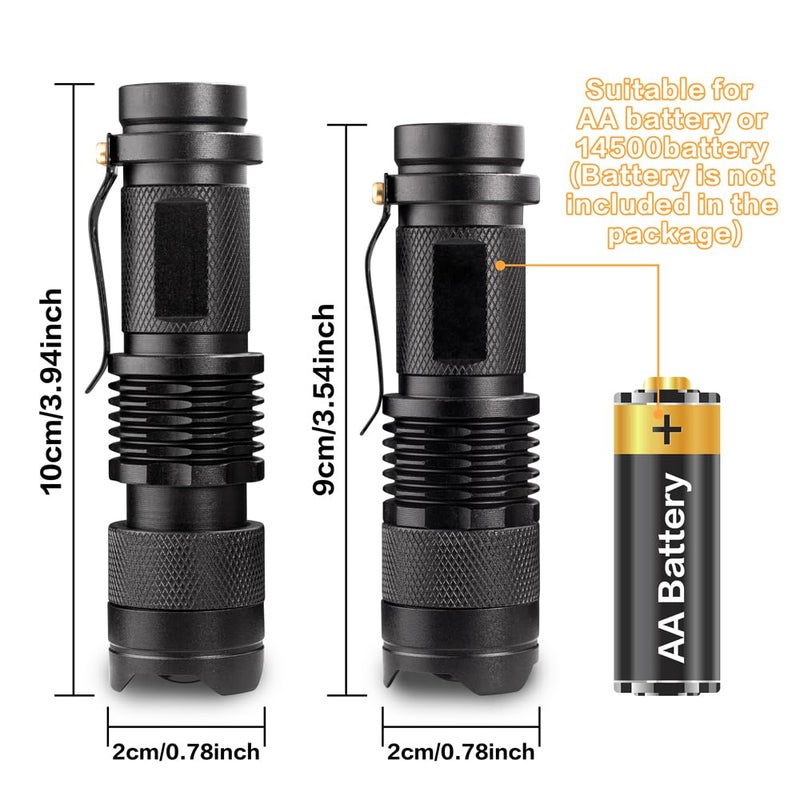 WAYLLSHINE 3 Pack Red LED Flashlight Single Mode Red Light Flashlight One Mode Zoomable Night Light Torch for Astronomy Aviation and Night Observation - Image 4